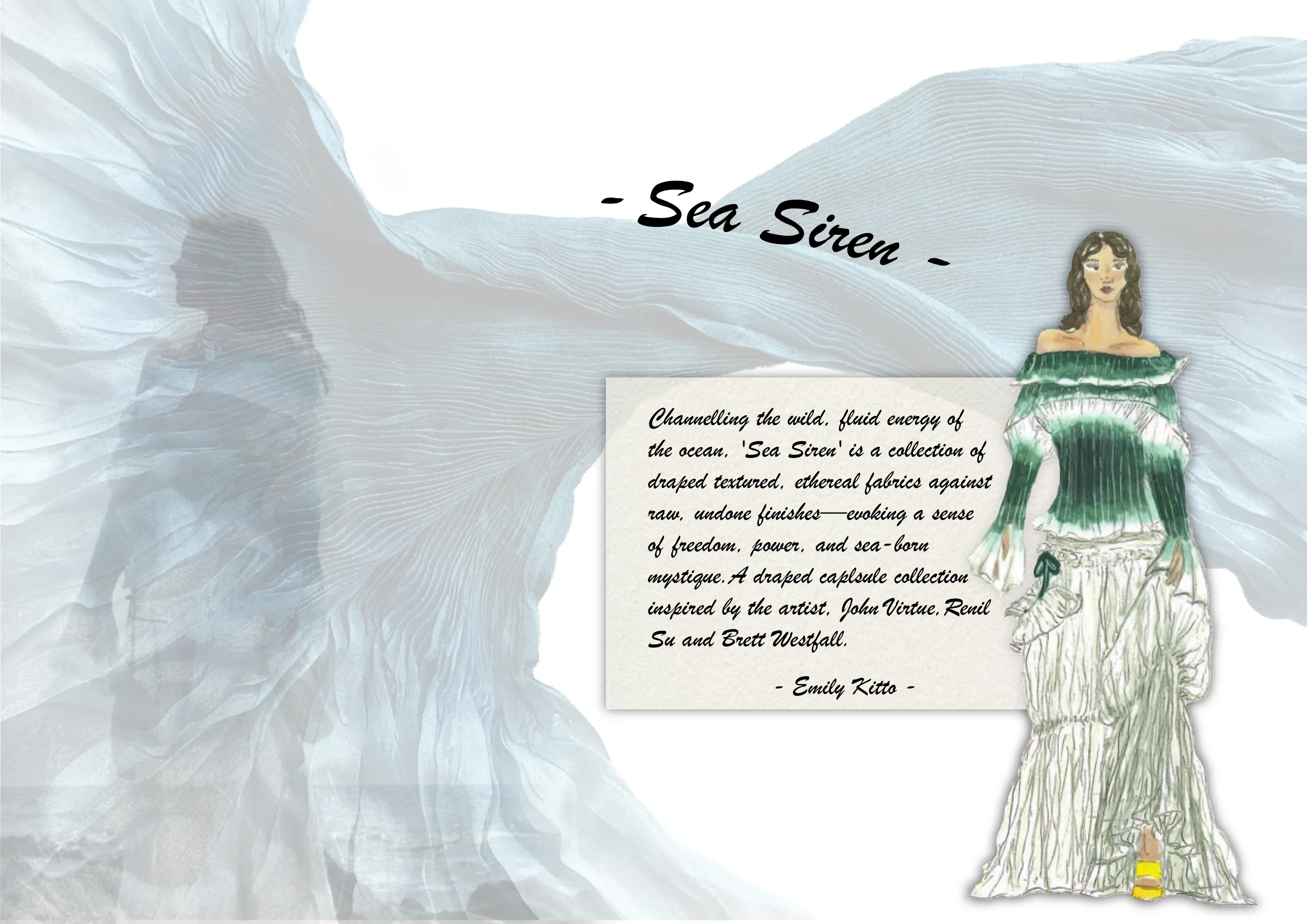 Sea Siren portfolio page 1